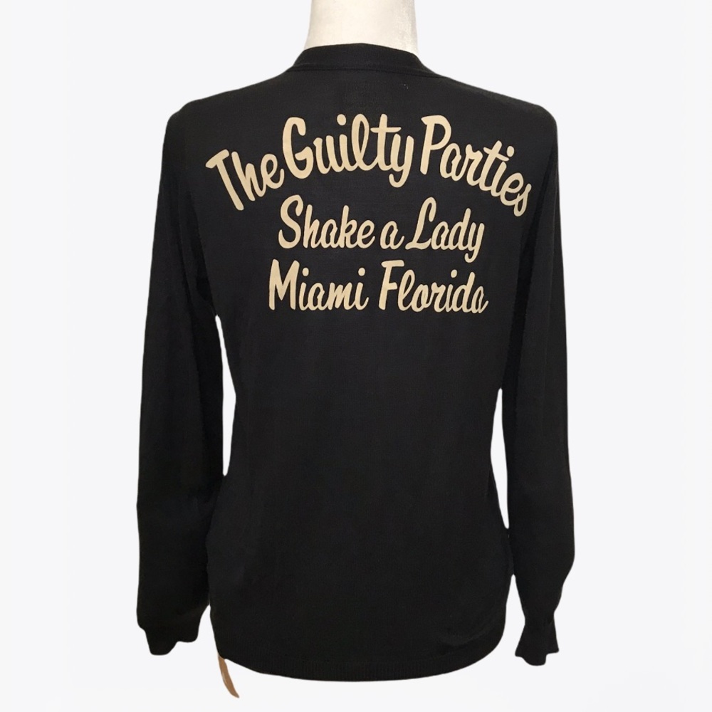 Black Cardigan Sweater